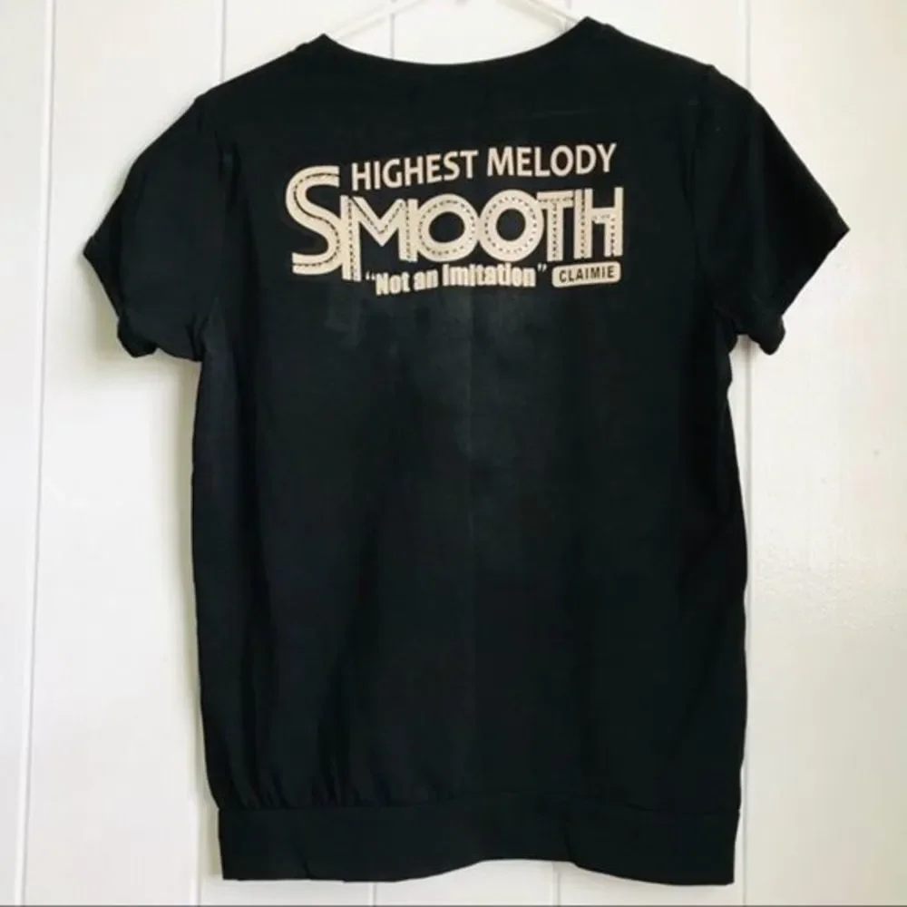 NWOT Black T-Shirt w/ Pockets